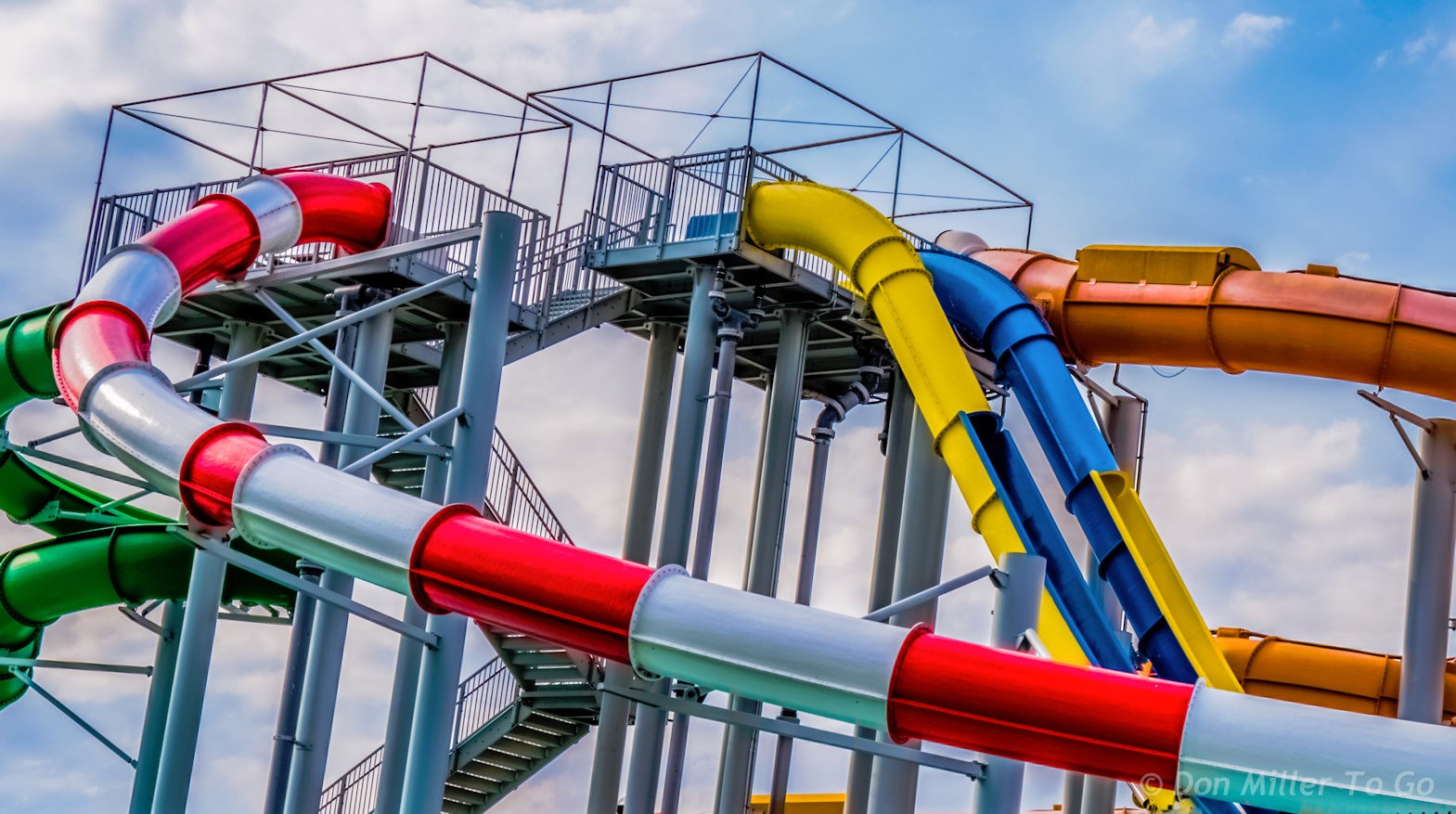 Water slide park