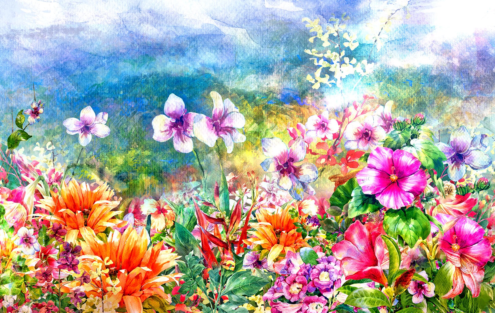 Flower Field Vista