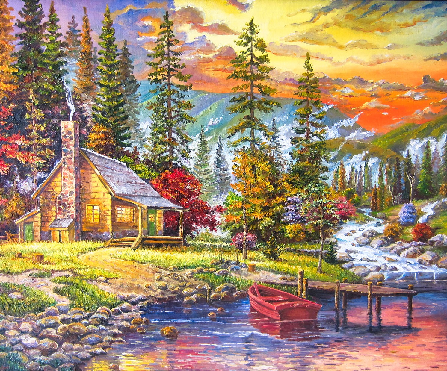 A picturesque rural scene