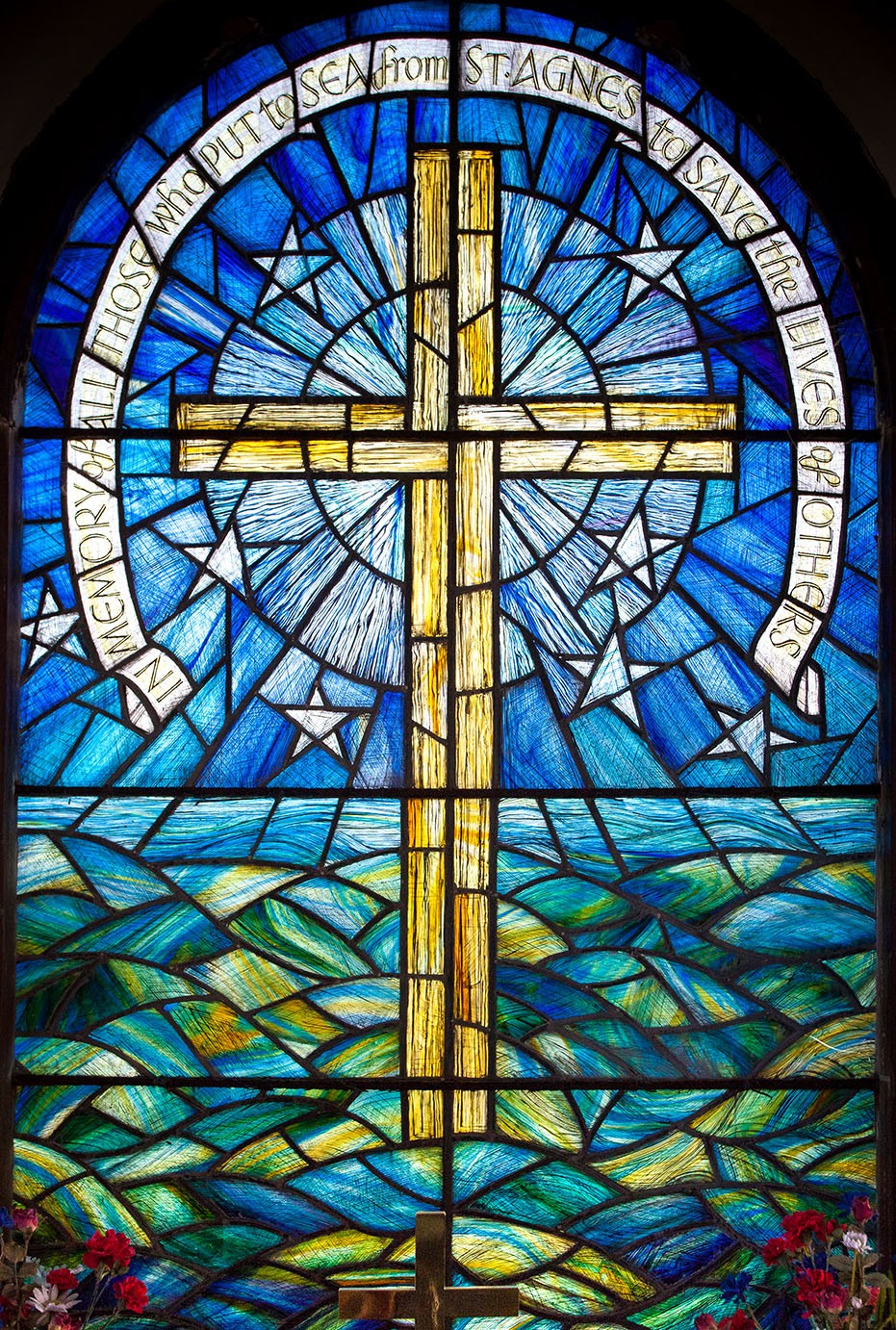 Stained glass window