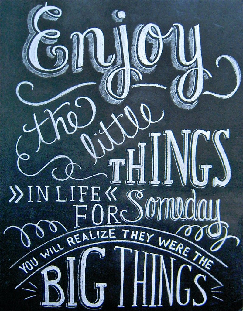 Chalkboard Saying