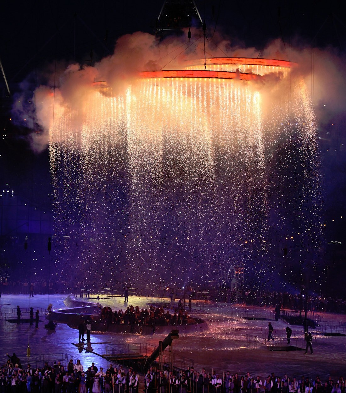 Fireworks at event