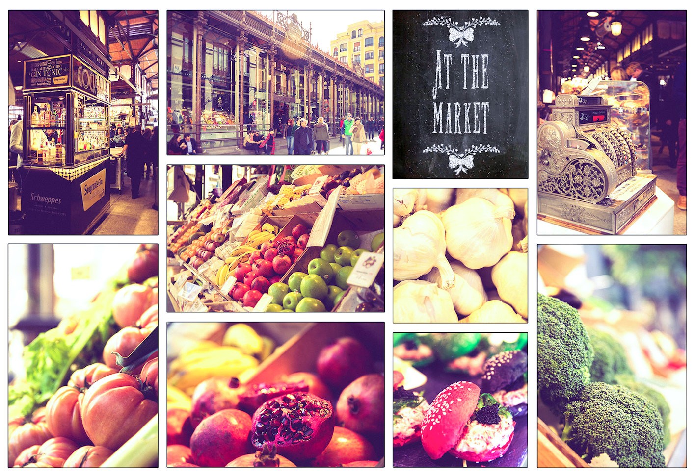 Market collage