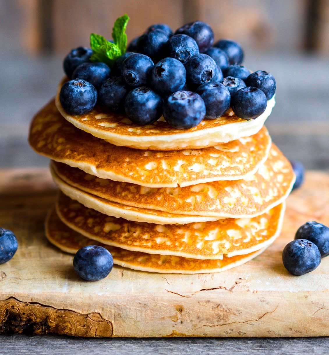 Blueberry Pancakes Tower