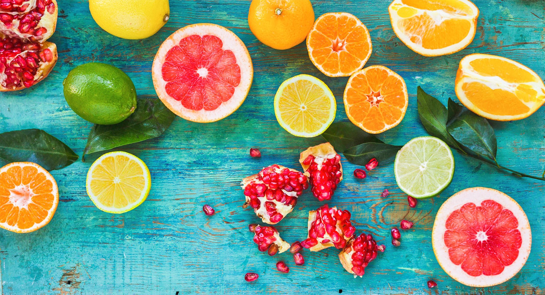 "Vibrant Citrus Display"