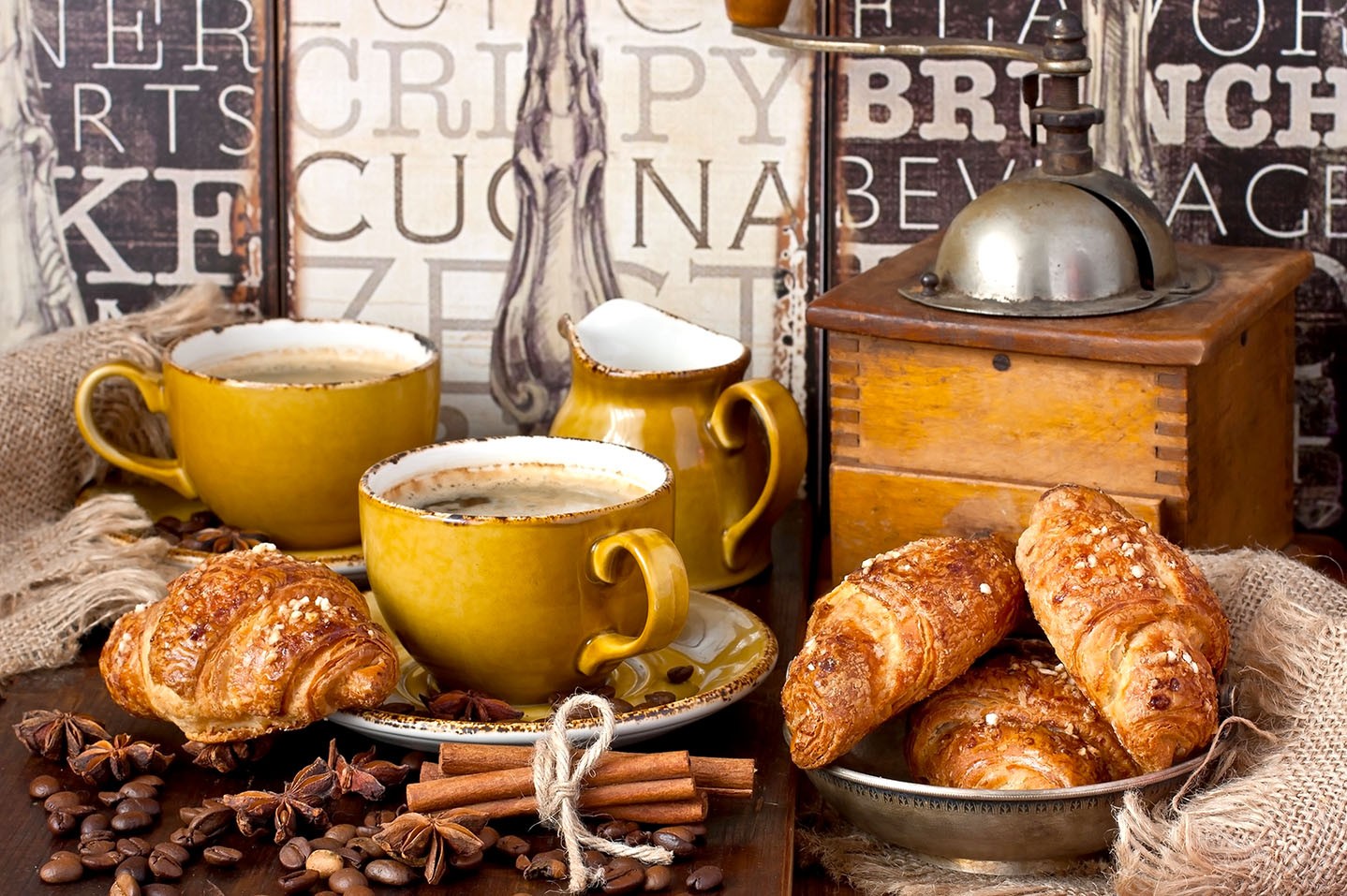 Breakfast scene