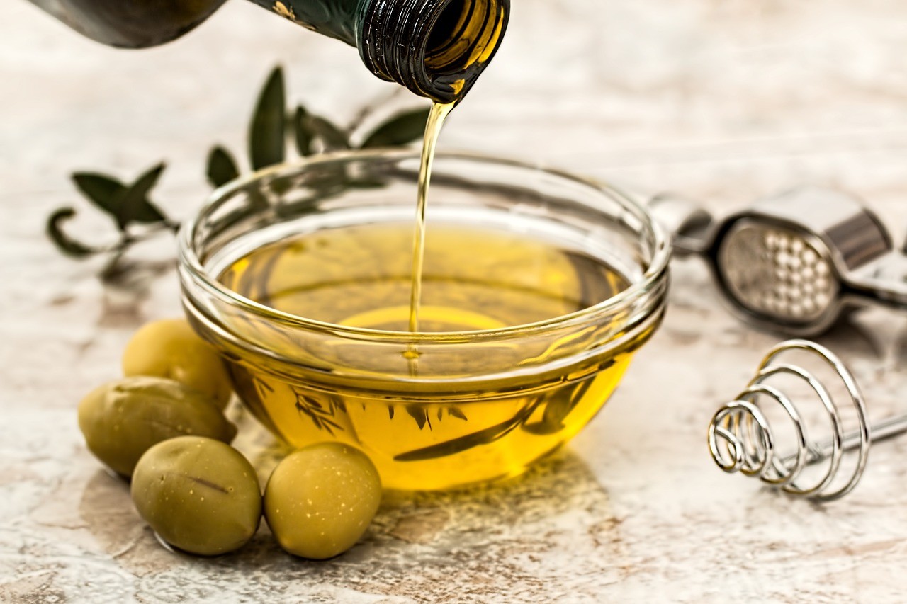 Bottle of olive oil