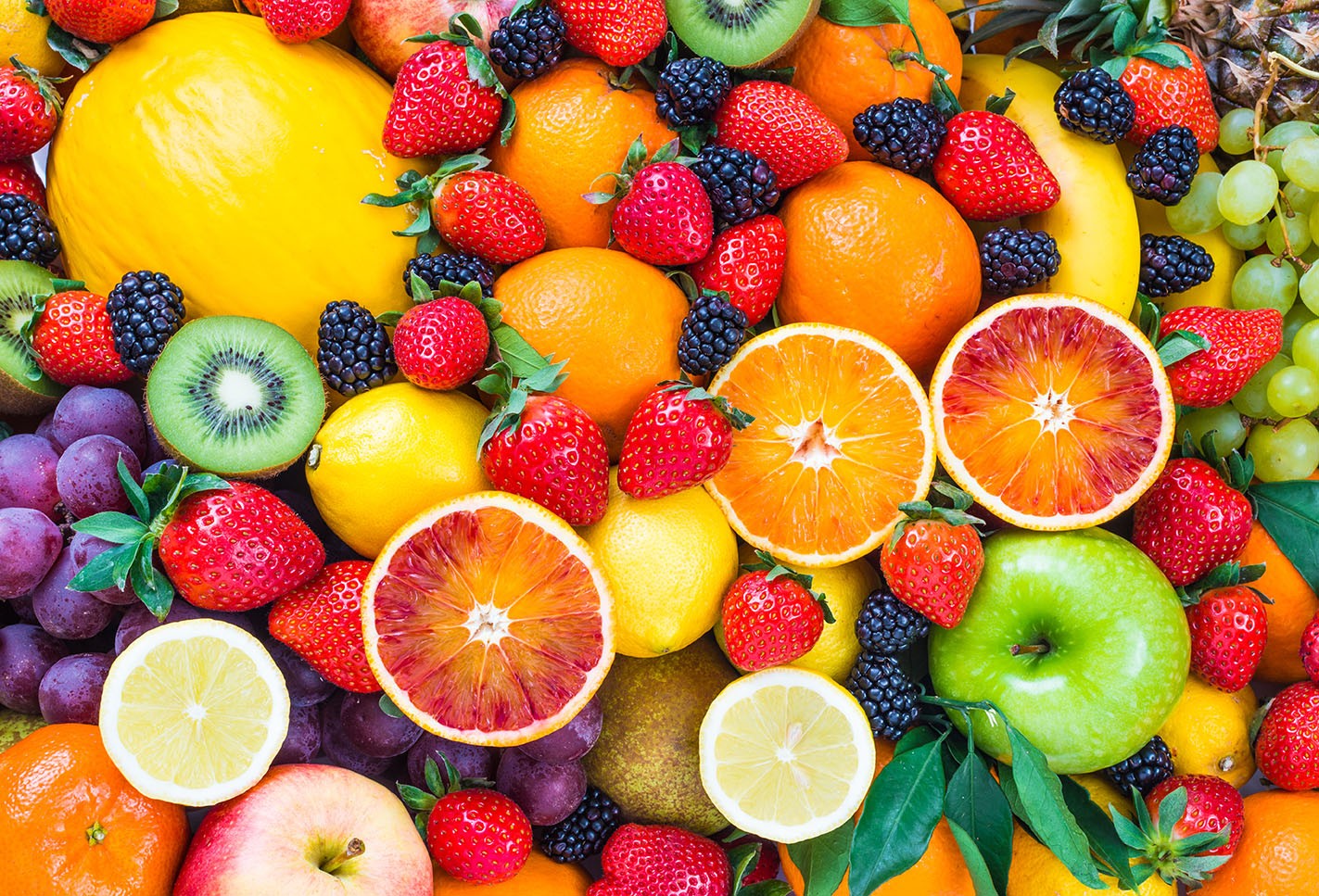 Colorful assortment of fruits