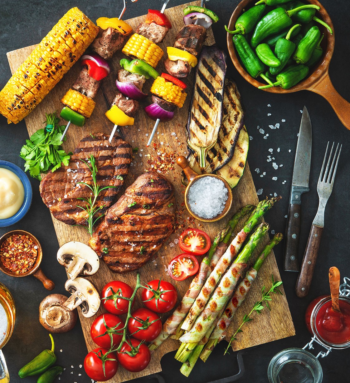 Barbecue feast