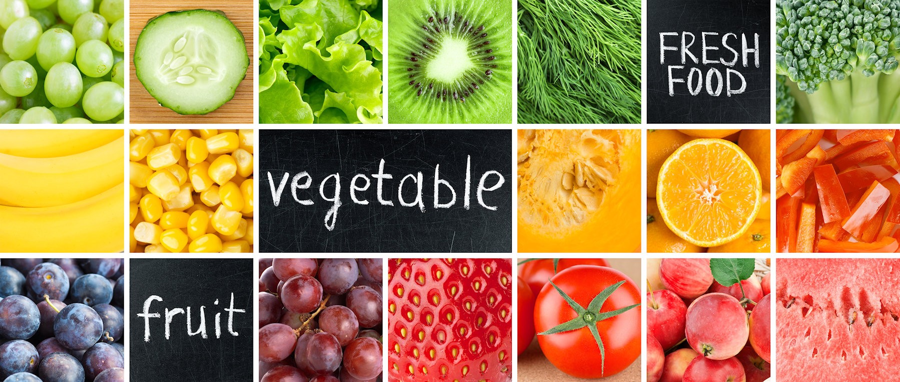 Fresh fruit and vegetables