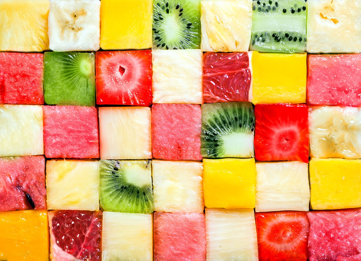 Colorful Fruit Mosaic