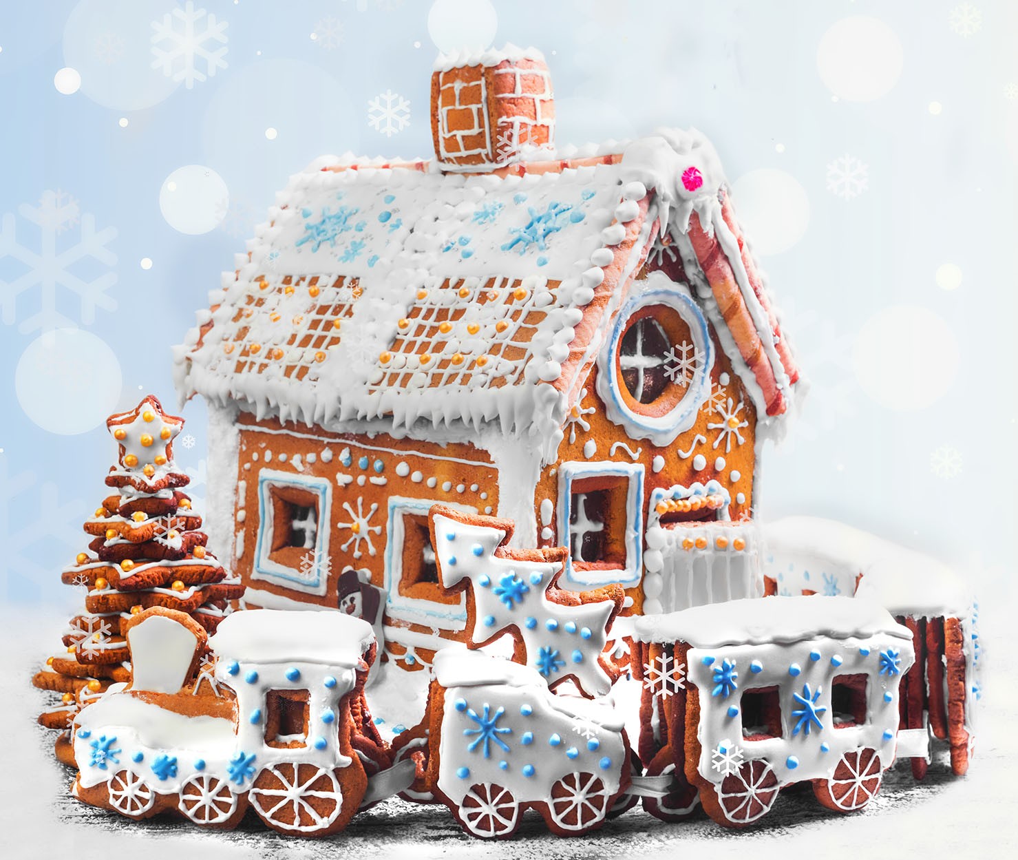 Gingerbread House Christmas Display