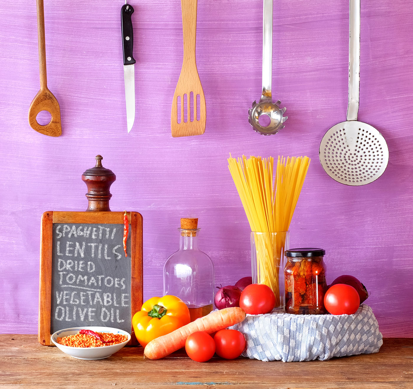 Foods on display