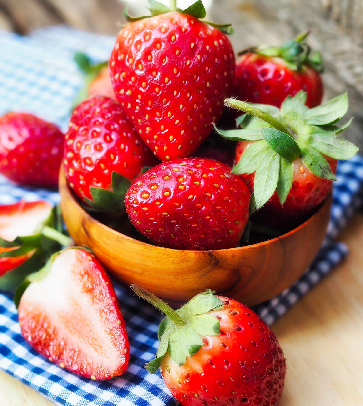 Fresh Red Strawberries