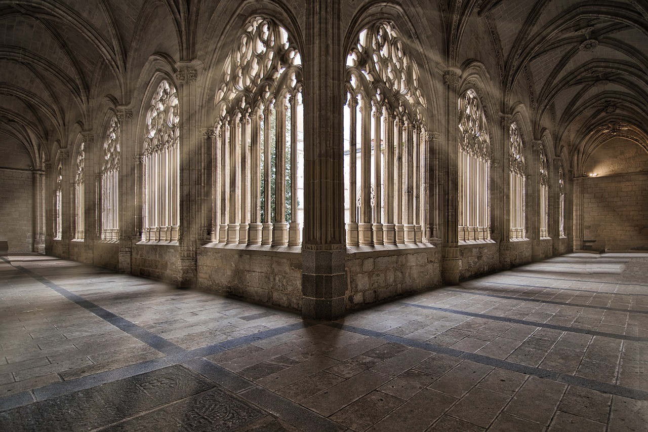 Tall arched windows