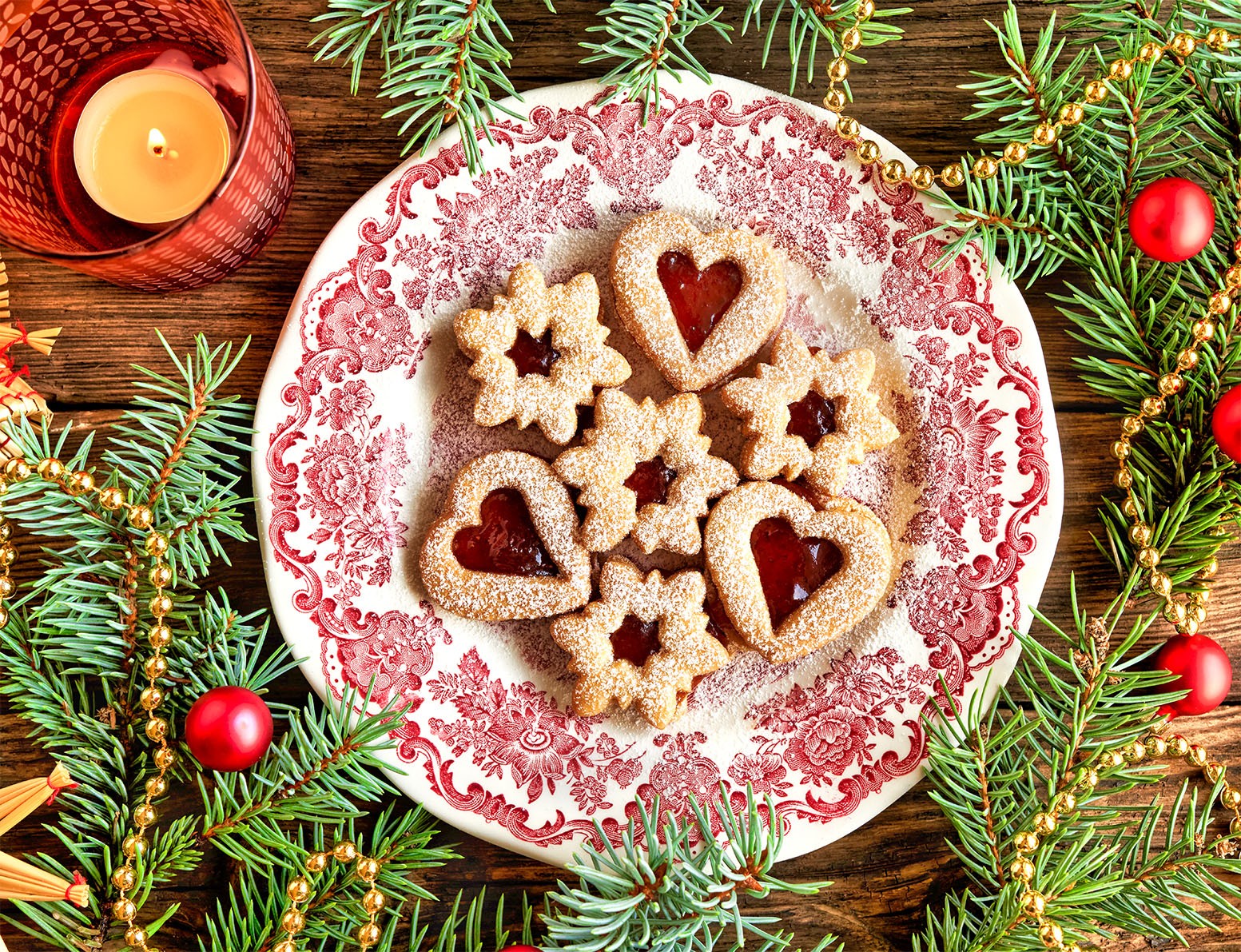 Cookies on plate