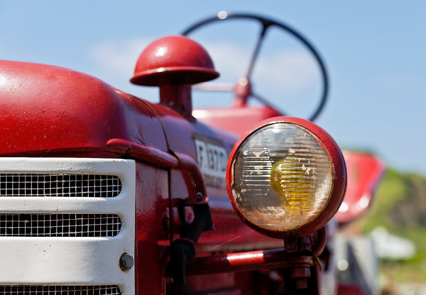 Red Truck on display