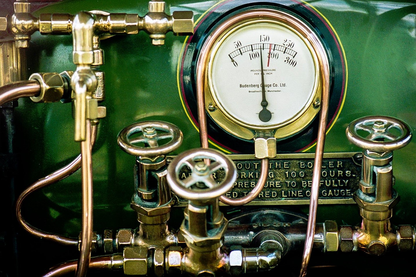 Vintage Gauge Monitoring Pressure