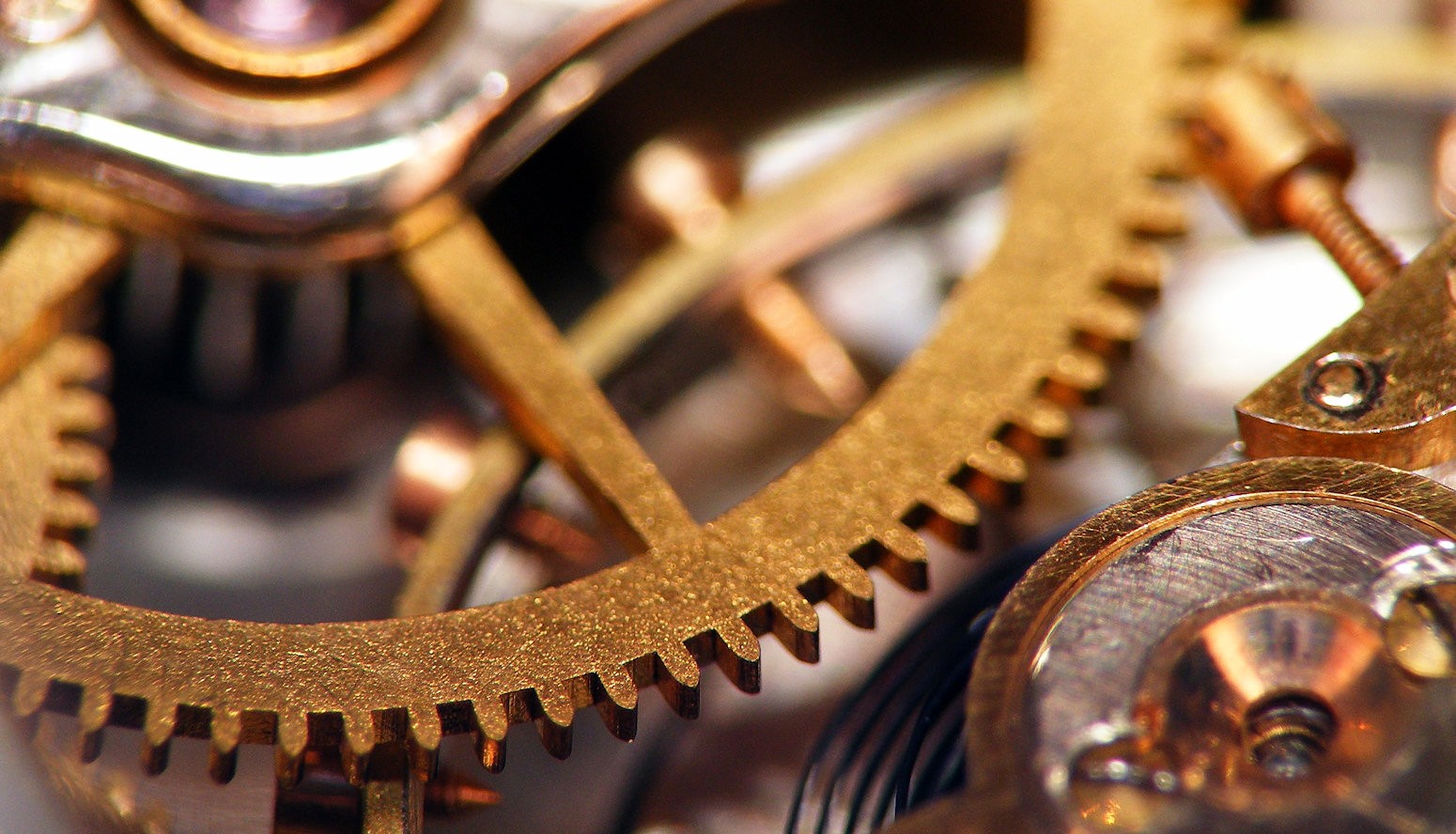 Closeup of gears