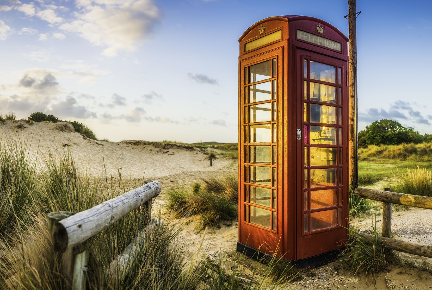 Vintage Red Phone Box