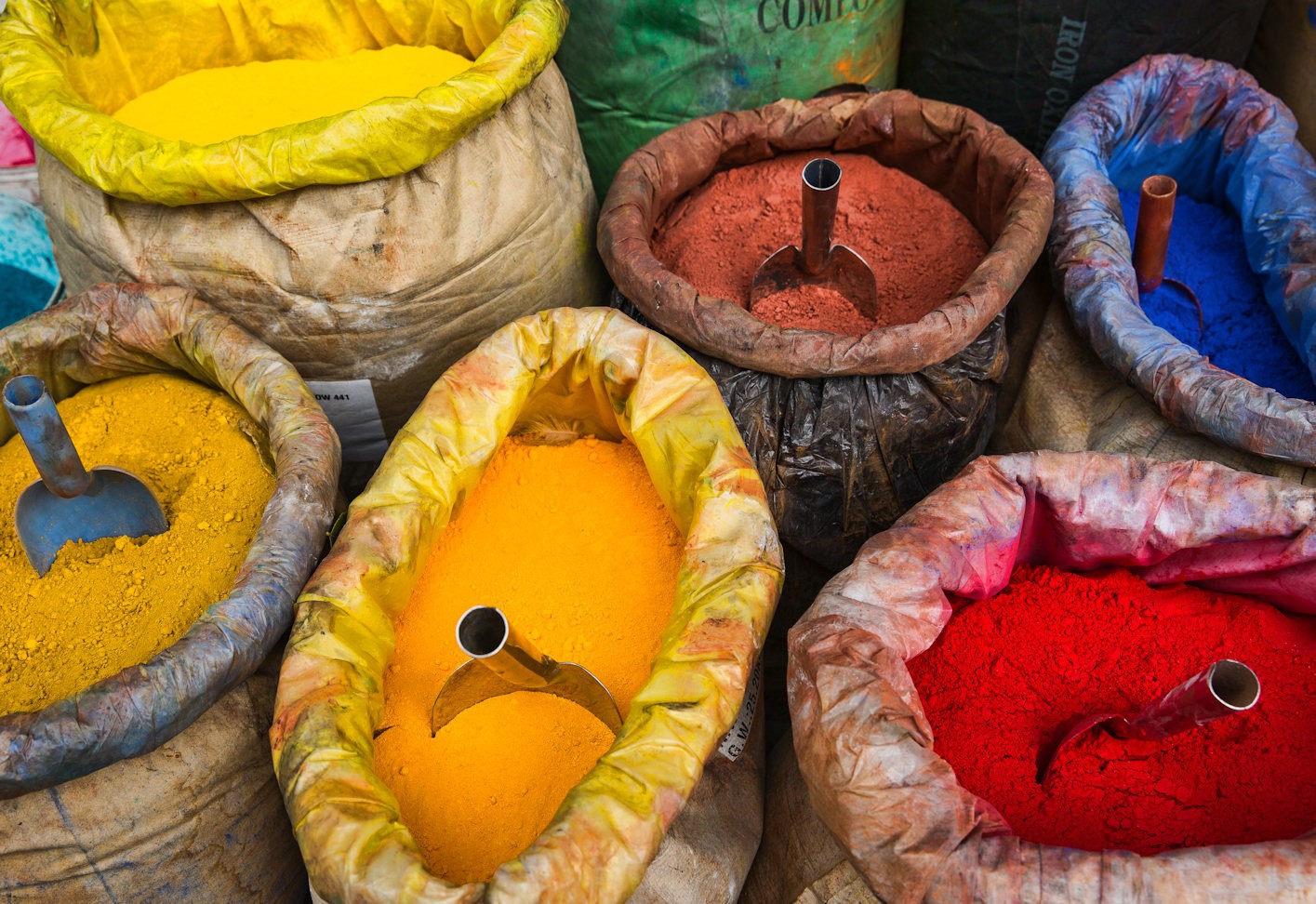 Colorful spices for sale