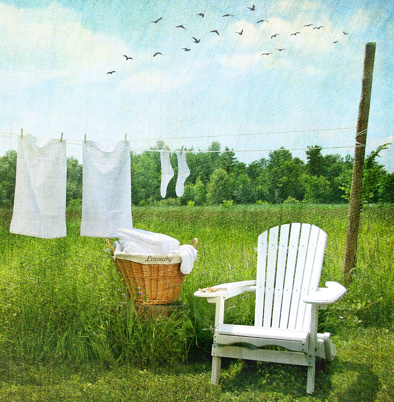 Rural Laundry Day