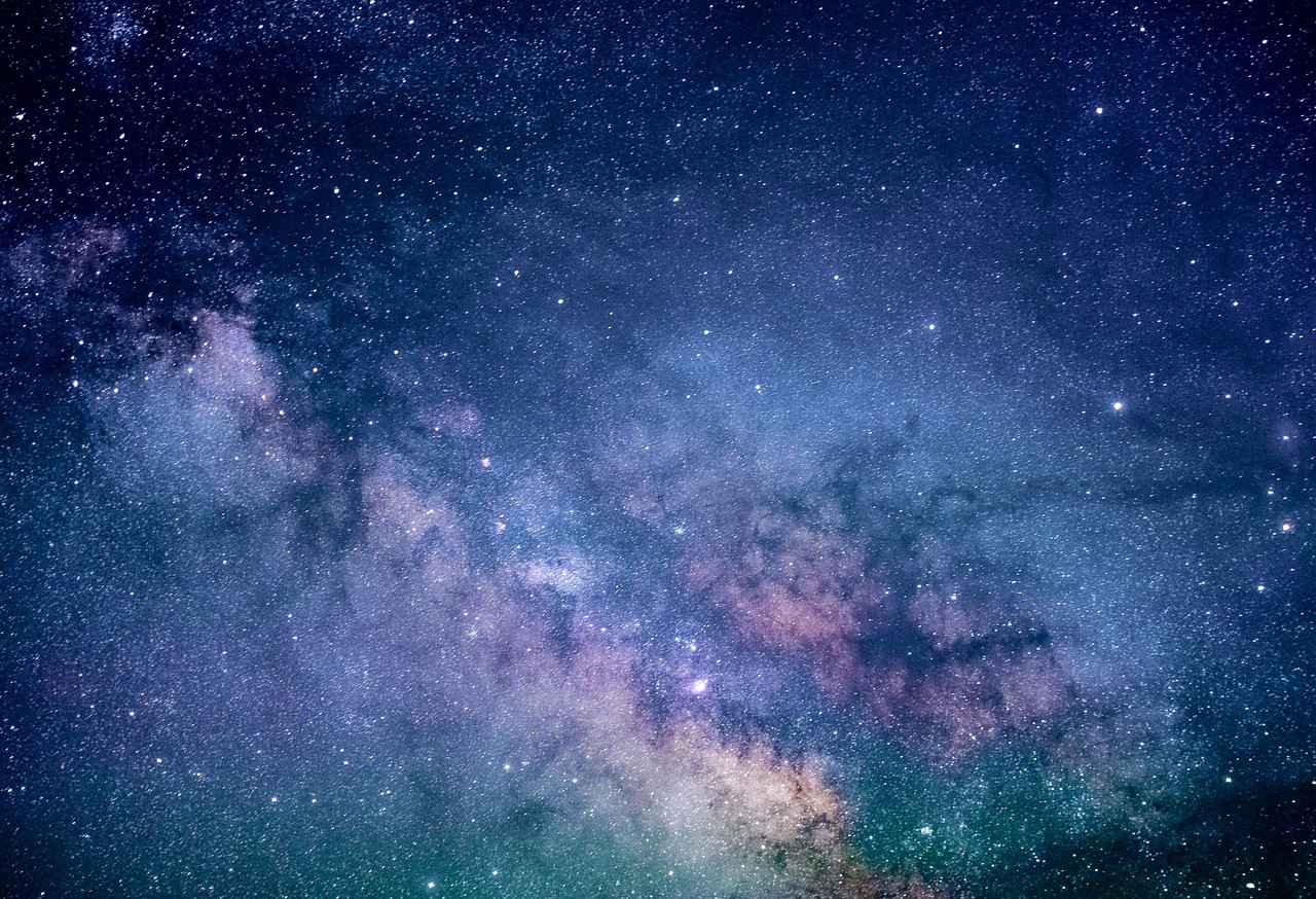 Space stars nebula night sky