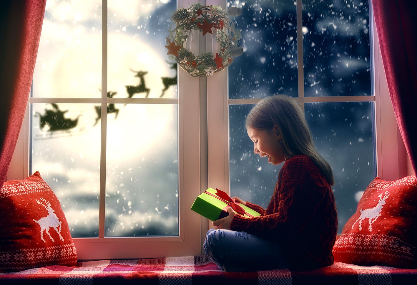 Silent Night, Little Girl's Christmas Dream