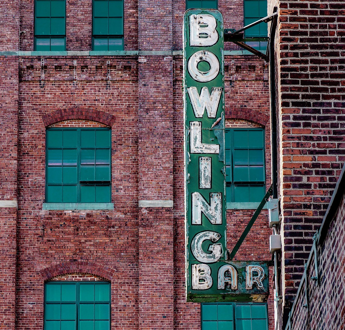 Bowling Alley Bar Sign