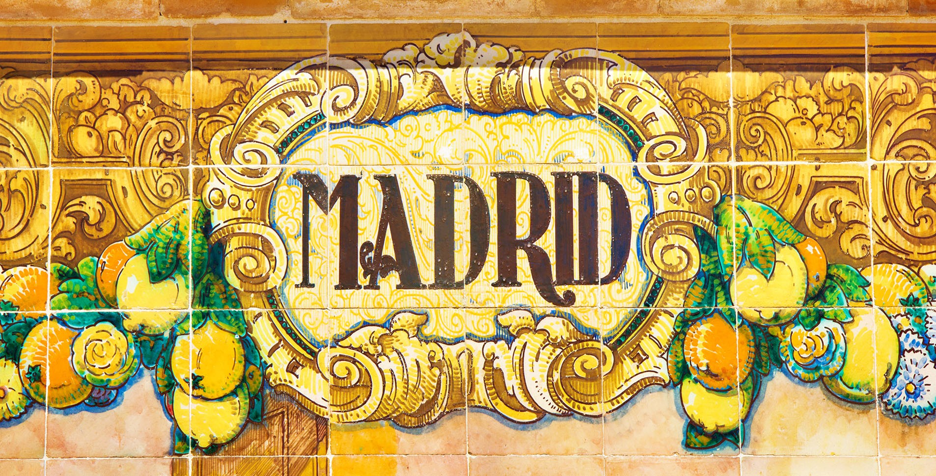 "Art Deco Madrid Sign"