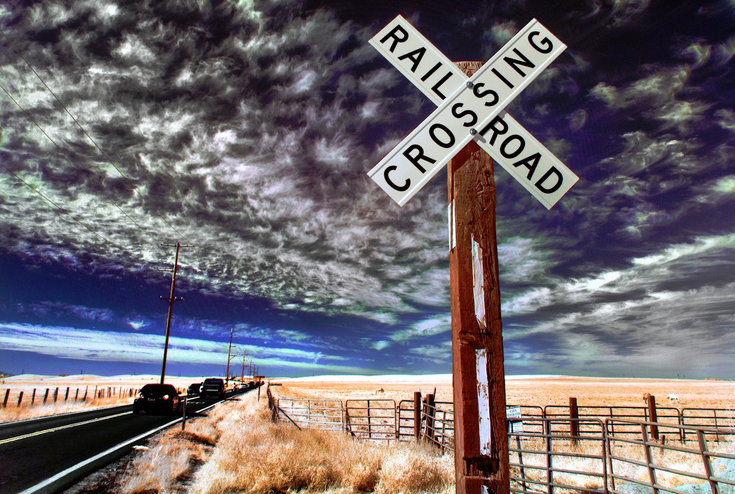 Rural Railroad Crossing