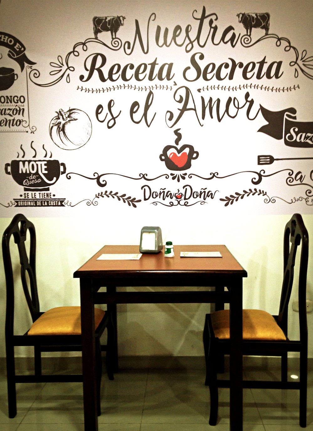 Restaurant sign