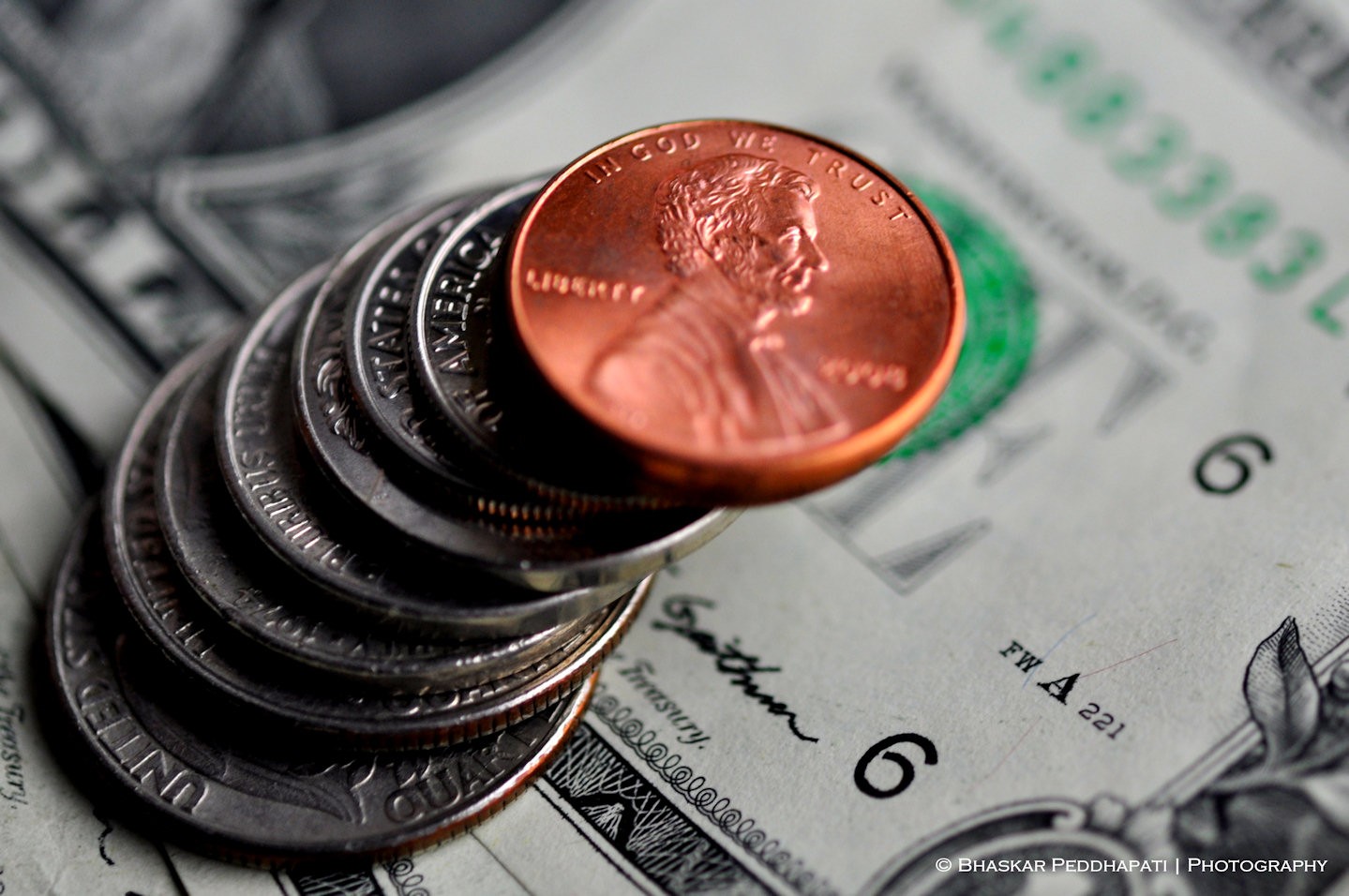 Dollars and pennies