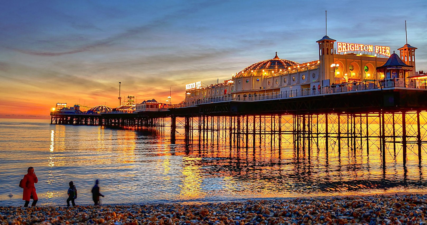 Pier at sunset