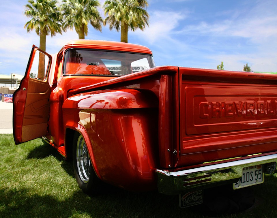 Old Truck on Display