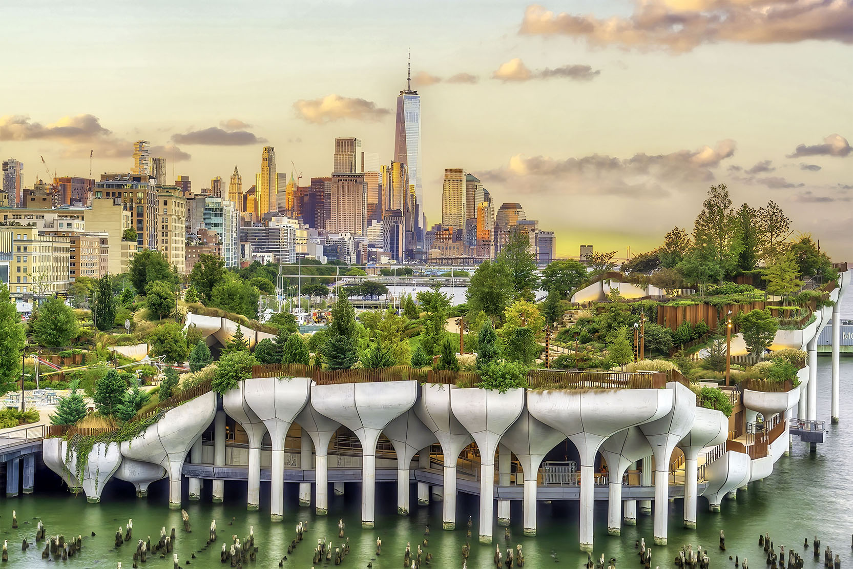 City skyline view