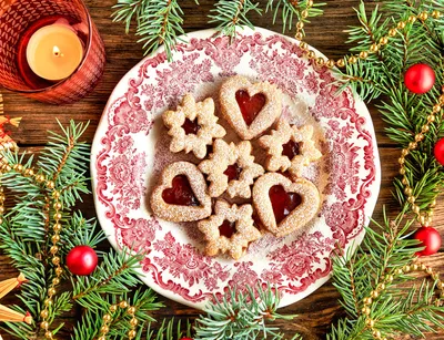 Christmas dessert platter