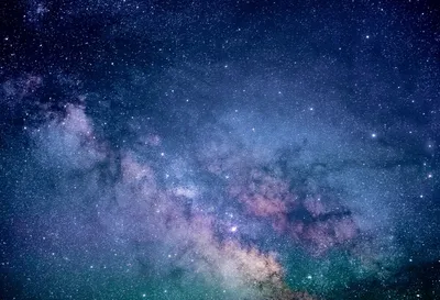 Starry night sky